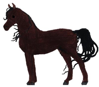 Brown Beauty - do not copy this is a drawing of a brown horse.