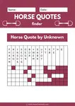 Over 50 funny, sweet, and inspirational horse quotes for horse lovers of all ages. You can also submit your own favorite horse quotes.