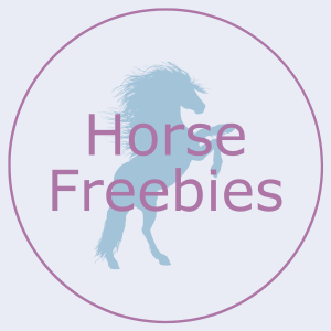 Button that says horse drawings. This links to the horse freebies page.