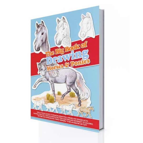 A picture of the drawing book The Big Drawing Book of Horses and Ponies.
