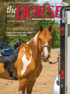 A picture of the The Horse: Your Guide To Equine Health Care magazine cover.