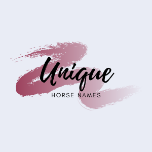 Graphic that says unique horse names.