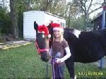 Me and Prissy At Christmas At Oak Hollow.