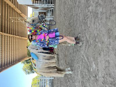 CJ the Beach Boy horse Halloween costume