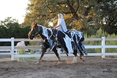 Ashley in Death's Steed costume