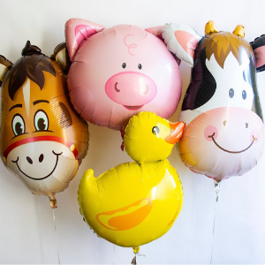 Farm Animal Balloons for farm themed horse party