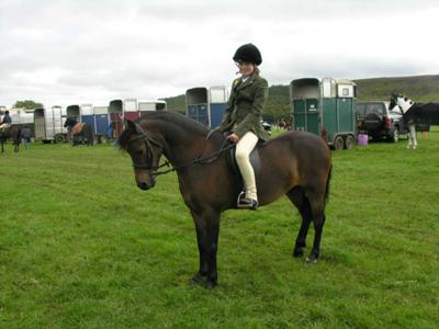Me and Fudge kildale show 6th place and 5th 