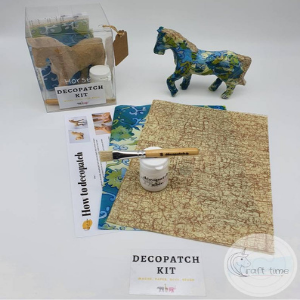 Small Horse Decopatch Craft Kit for girl horse themed horse party