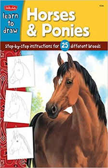 Draw and Color: Horses & Ponies by Russell Farrell book cover