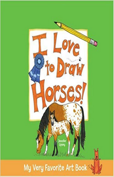 I Love to Draw Horses by Jennifer Lipsy book cover