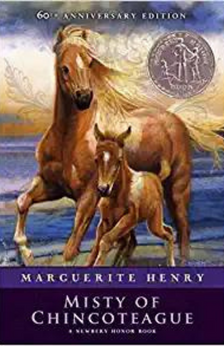 Misty of Chincoteague by Marguerite Henry book cover