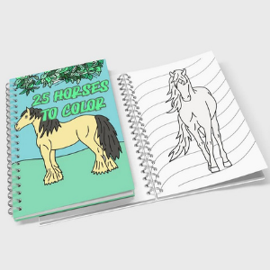 25 Kid Friendly Horses to Color