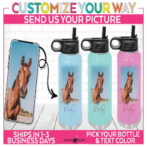 Custom Photo Tumbler for horse owners