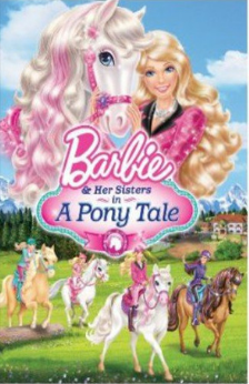 A picture of the movie Barbie and Her Sisters in a Pony Tale.