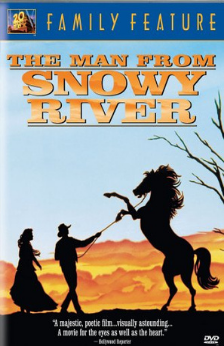 A picture of the movie The man from Snowy River.