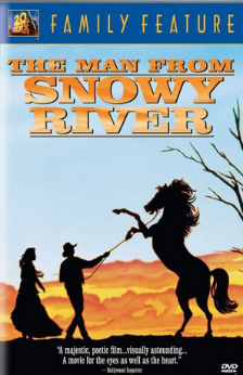 A picture of the movie The Man From Snowy River.