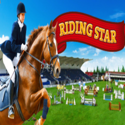 An image of the horse riding game, Riding Star.