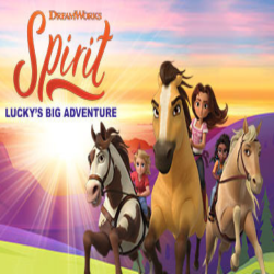An image of the horse riding game, Spirit: Lucky's Big Adventure.