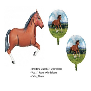 Horse Balloons Set for wild horses themed horse party