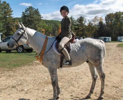 This is me and my pony tony at finals last year