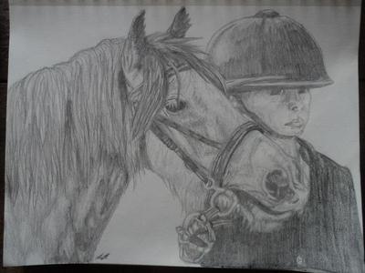 Person with horse