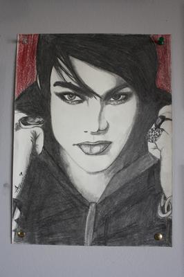 Adam Lambert drawing