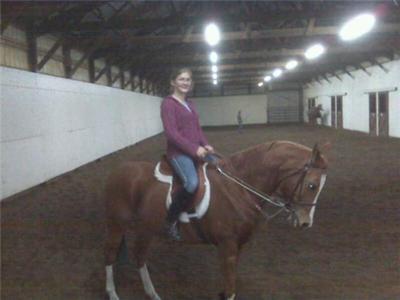 Me on my amazing mare, Electra