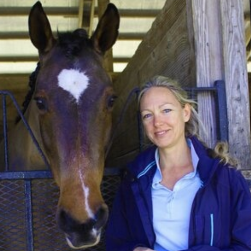 Image from Rider Fitness of a woman with a horse