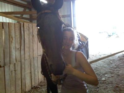 me and one of my horses