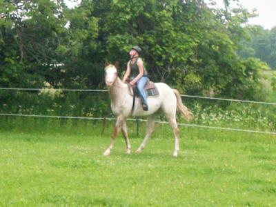 Me riding my beloved horse Sonny.