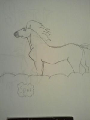 cartoon horse