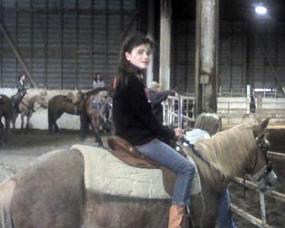 this is me and buddie's first show. it was a barrel race.