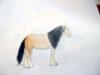 my drawing of a freisian horse