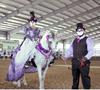 Full view of this gorgeous horse Halloween costume