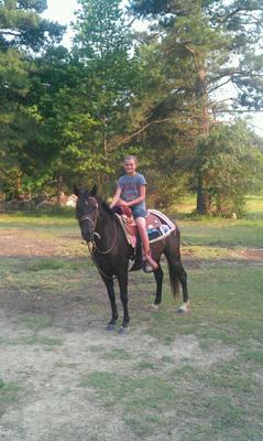 me riding sassy