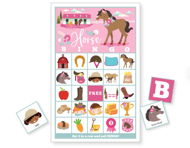 Pony Bingo Game.