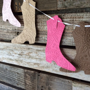Cowgirl Boots Birthday Decor for cowgirl horse themed party