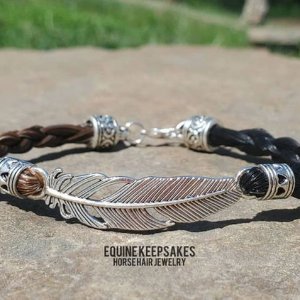 Custom Horse Hair Bracelet Keepsake for horse owners