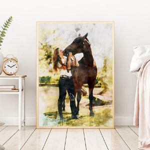 Custom Drawing Horse Portrait for horse owners