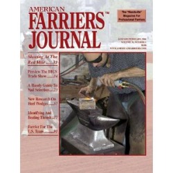 A picture of the American Farriers Journal magazine cover.