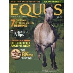 A picture of the EQUUS magazine cover.