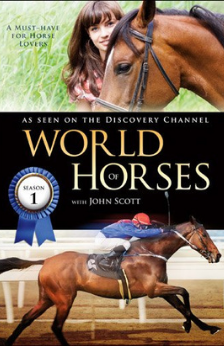 A picture of the movie World of Horses with John Scott.