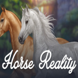 An image of the horse riding game, Horse Reality.