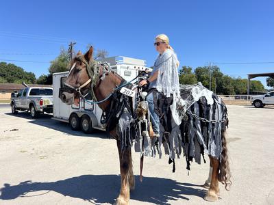 Jazz, Death's Steed horse Halloween costume