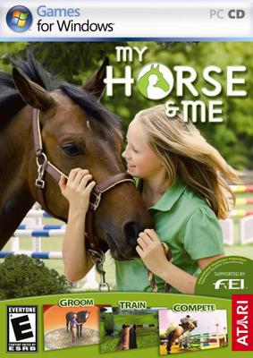 The cover of the PC game My Horse & Me. 