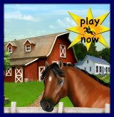 Club Pony Pals — bay pony with a star standing beside a white fence