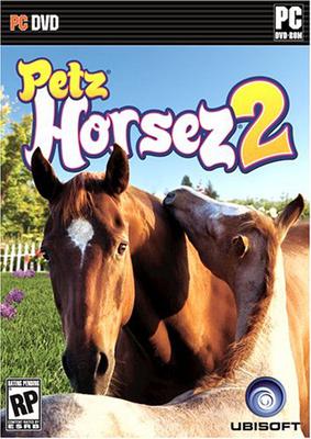 The cover of the PC game Petz Horsez 2. 