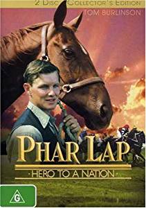 The cover of the movie Phar Lap: Hero To A Nation.