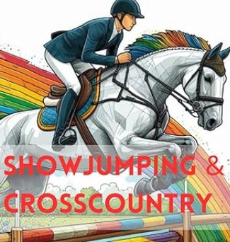 Show Jumping and Cross Country Coloring Book preview