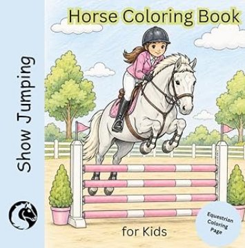 Show Jumping Coloring Book on Amazon